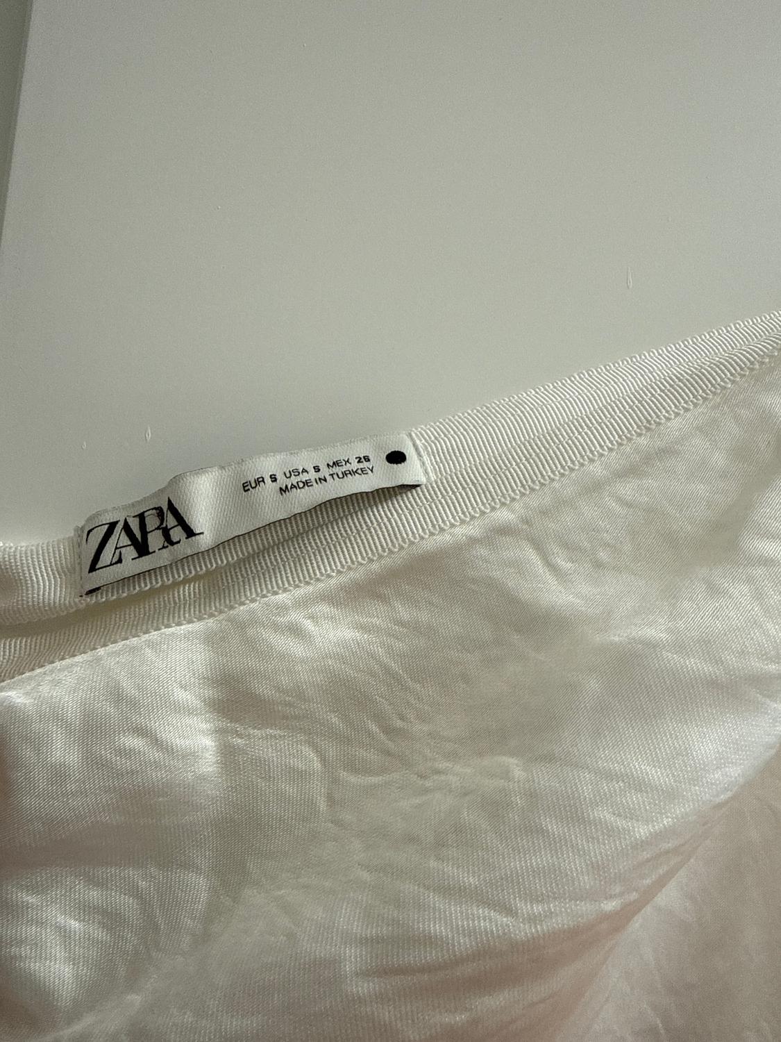 ZW COLLECTION SATIN MIDI SKIRT - Image 2