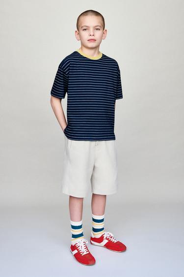 COMFORT PLUSH BERMUDA SHORTS - Stone by Zara