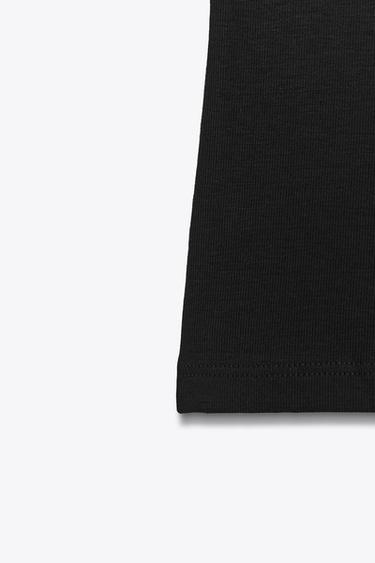 TOP SANS MANCHES - Noir de Zara - Image 7