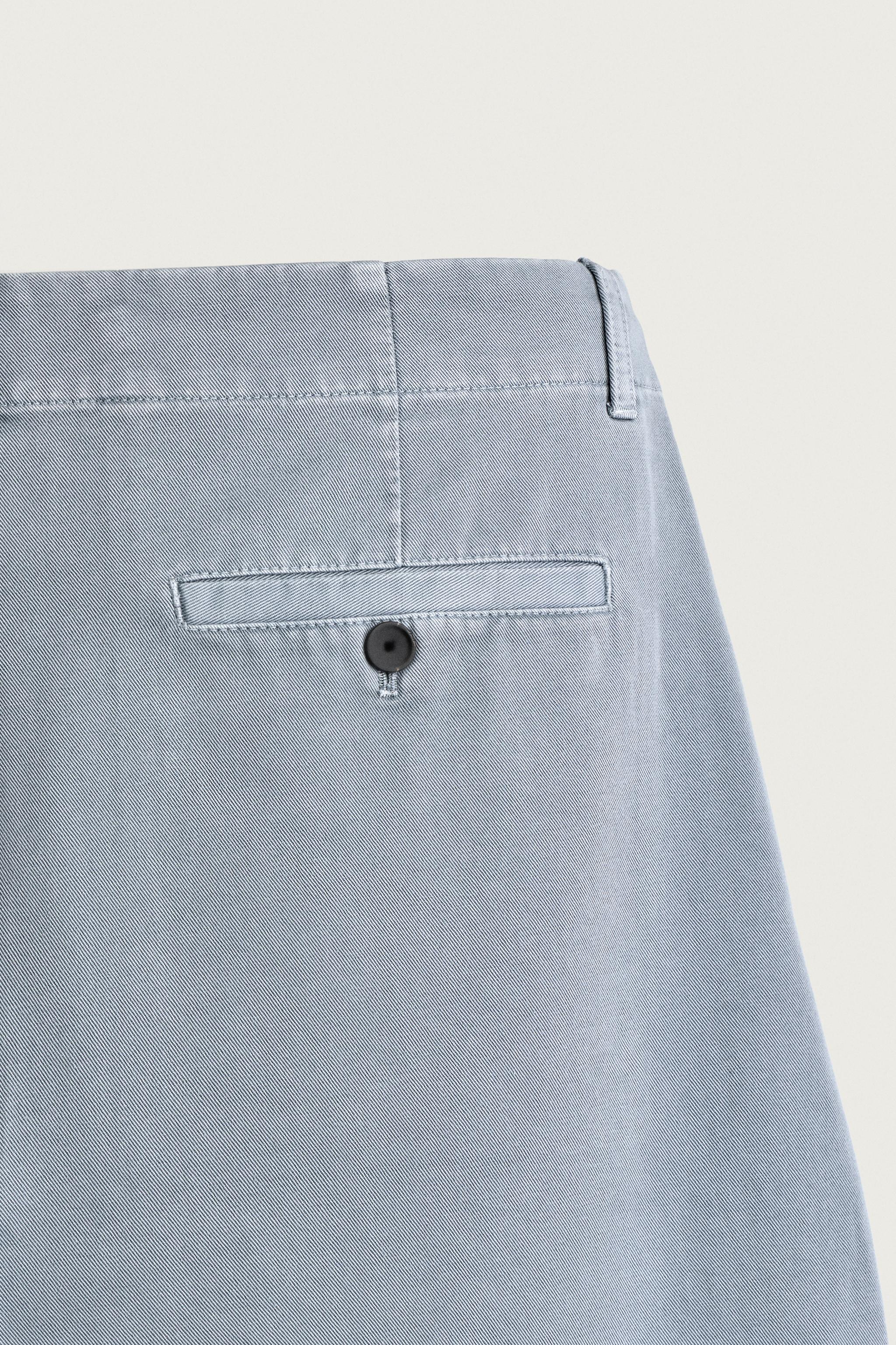 WASHED RELAXED FIT CHINO PANTS