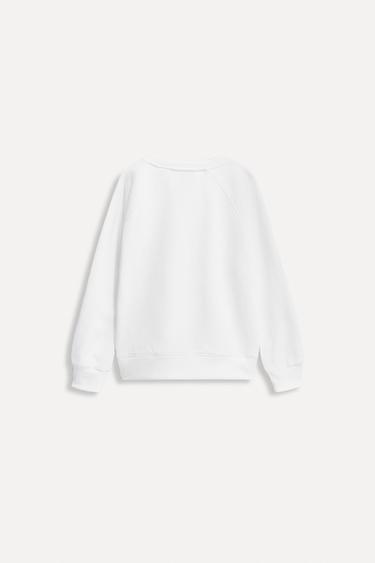 1/2-6 ANS/ SWEAT POCHE ÉTIQUETTE 50TH ANNIVERSARY - Blanc de Zara - Image 1