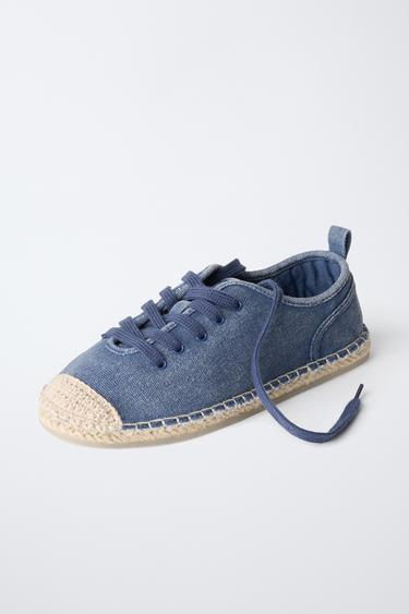 STORIESZ - DENIM SNEAKERS - Navy Blue by Zara - Image 2