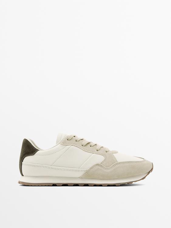 Trainers with contrast back piece from Zara - $200