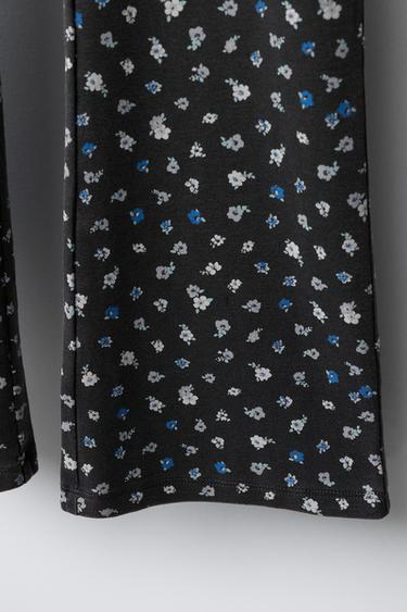 AGES 6-14 / TEXT AND FLORAL PYJAMAS - Anthracite grey by Zara - Image 7