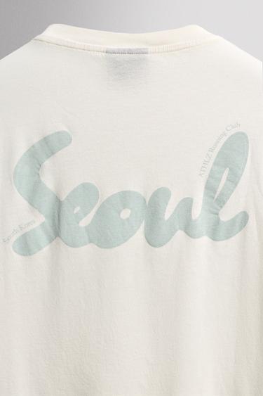 SEOUL RUNNING T-SHIRT - Ecru / Beige by Zara - Image 10