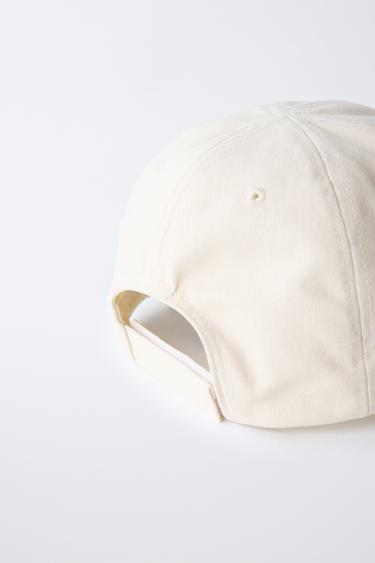 EMBROIDERED CAP - Sand by Zara - Image 2