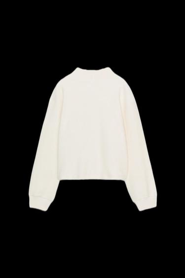 SUDADERA RÚSTICA BROCHE - Crudo de Zara