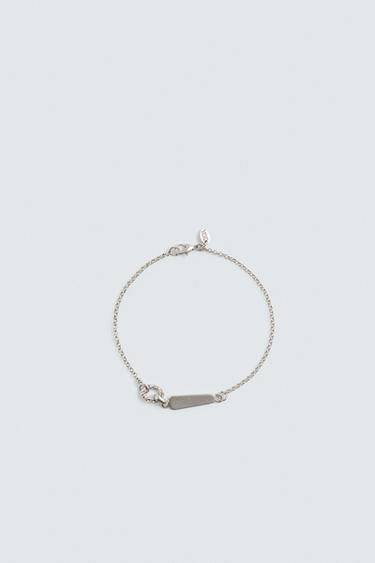 ლითონის რგოლების სამაჯური - Zara-ს Silver