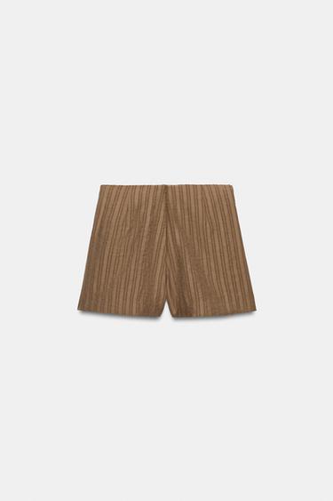 JUPE-PANTALON NŒUD FANTAISIE - Marron de Zara - Image 6