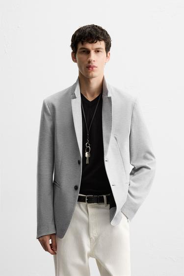 COMFORT SLIM FIT BLAZER - Grey by Zara