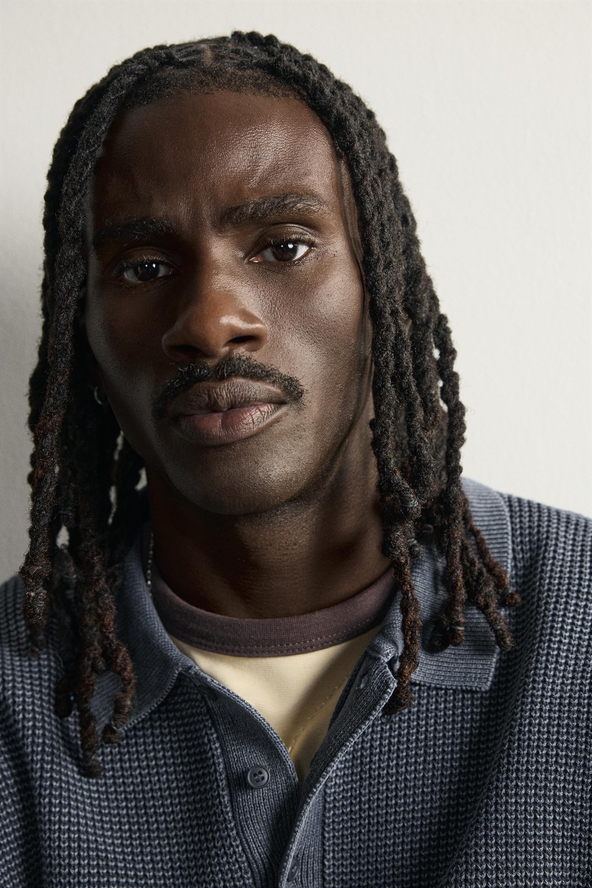WASHED COTTON KNIT POLO