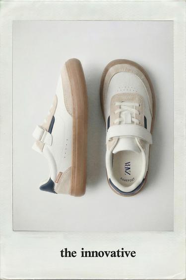 Zara BAREFOOT SNEAKERS - White