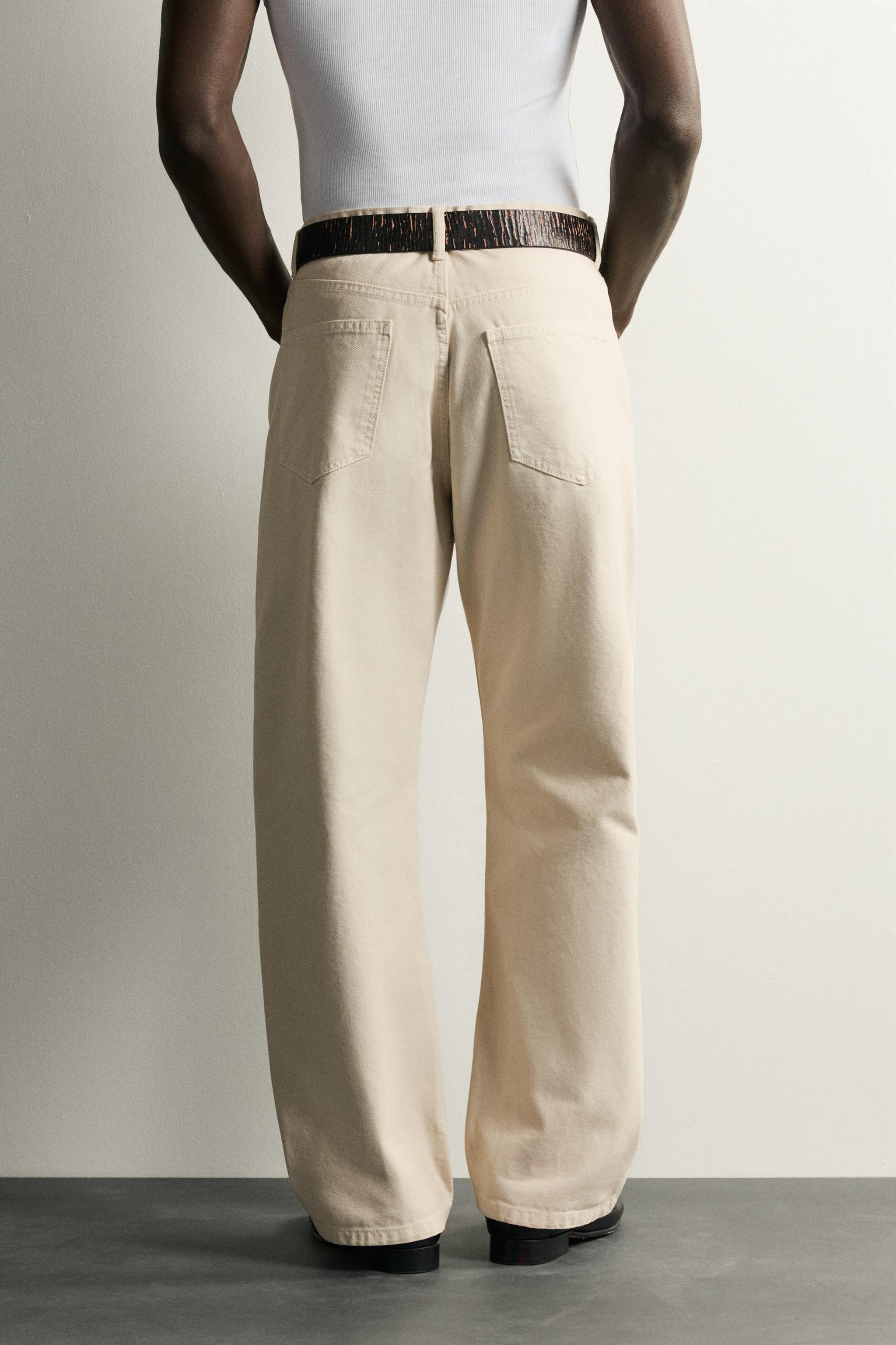Мужские джинсы Zara LOOSE FIT PANTS — фото 3