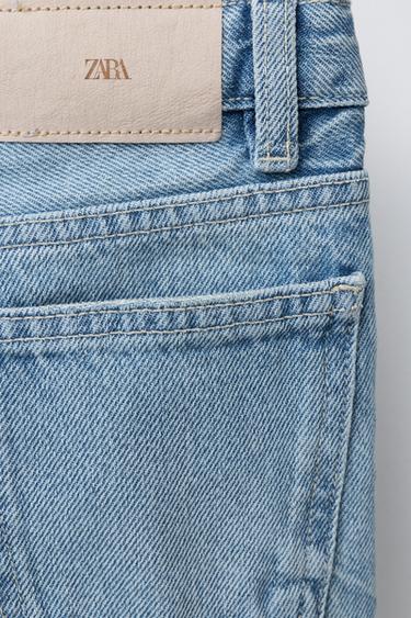 FADED WIDE-LEG JEANS - Blue by Zara - Image 3