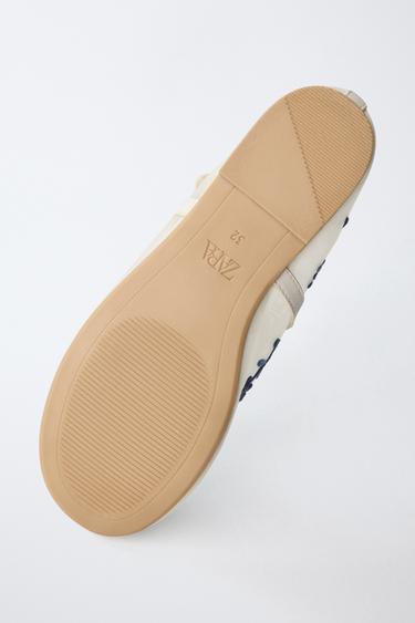 BALLERINES BRODÉES - Blanc de Zara - Image 6