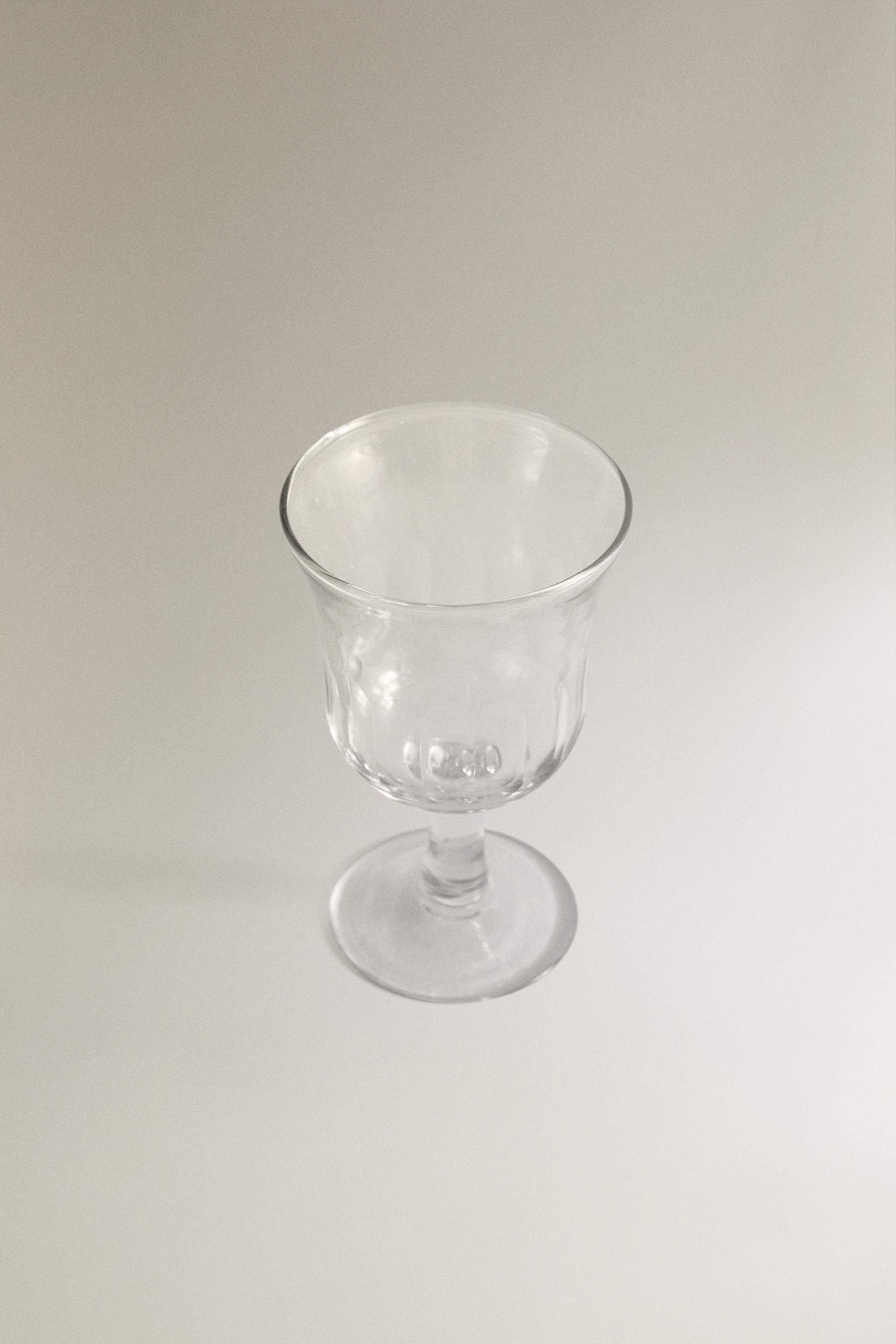 クリアガラス製カットグラスバスケット カットガラス ゴブレットカップ - クリア | ZARA Japan / 日本