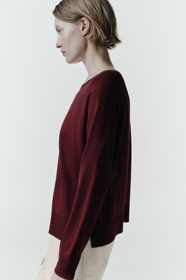 JERSEY BÁSICO PUNTO - Marrón / Topo de Zara