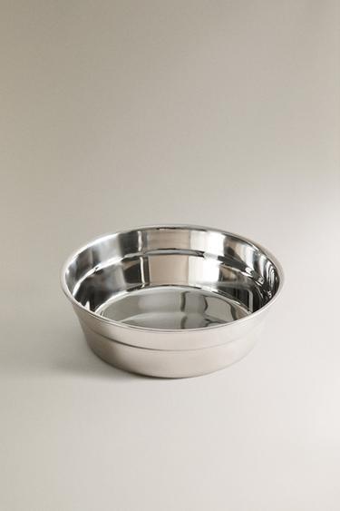 TALL WOODEN PET FOOD BOWL - Brown by Zara - Image 3