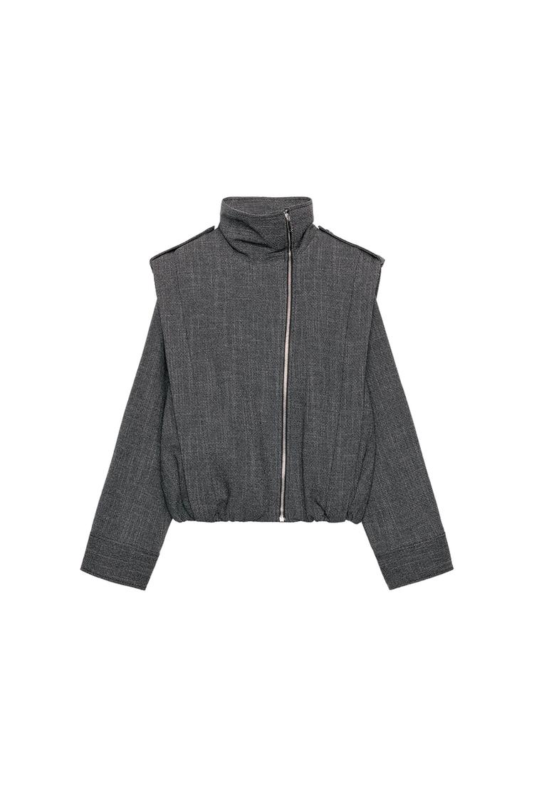 ZW COLLECTION JACKET WITH TABS AND SIDE ZIP