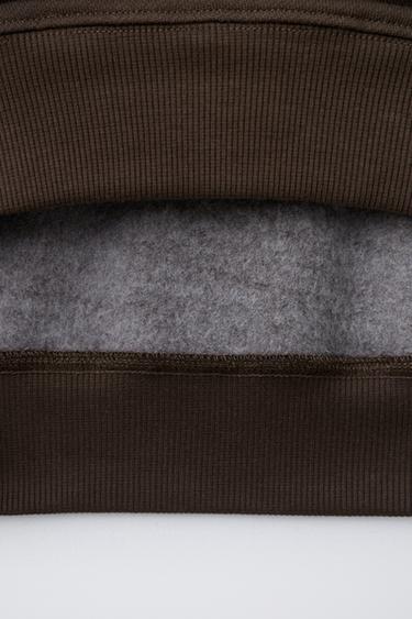 GRAFFITI LABEL SWEATSHIRT - Brown by Zara - Image 3