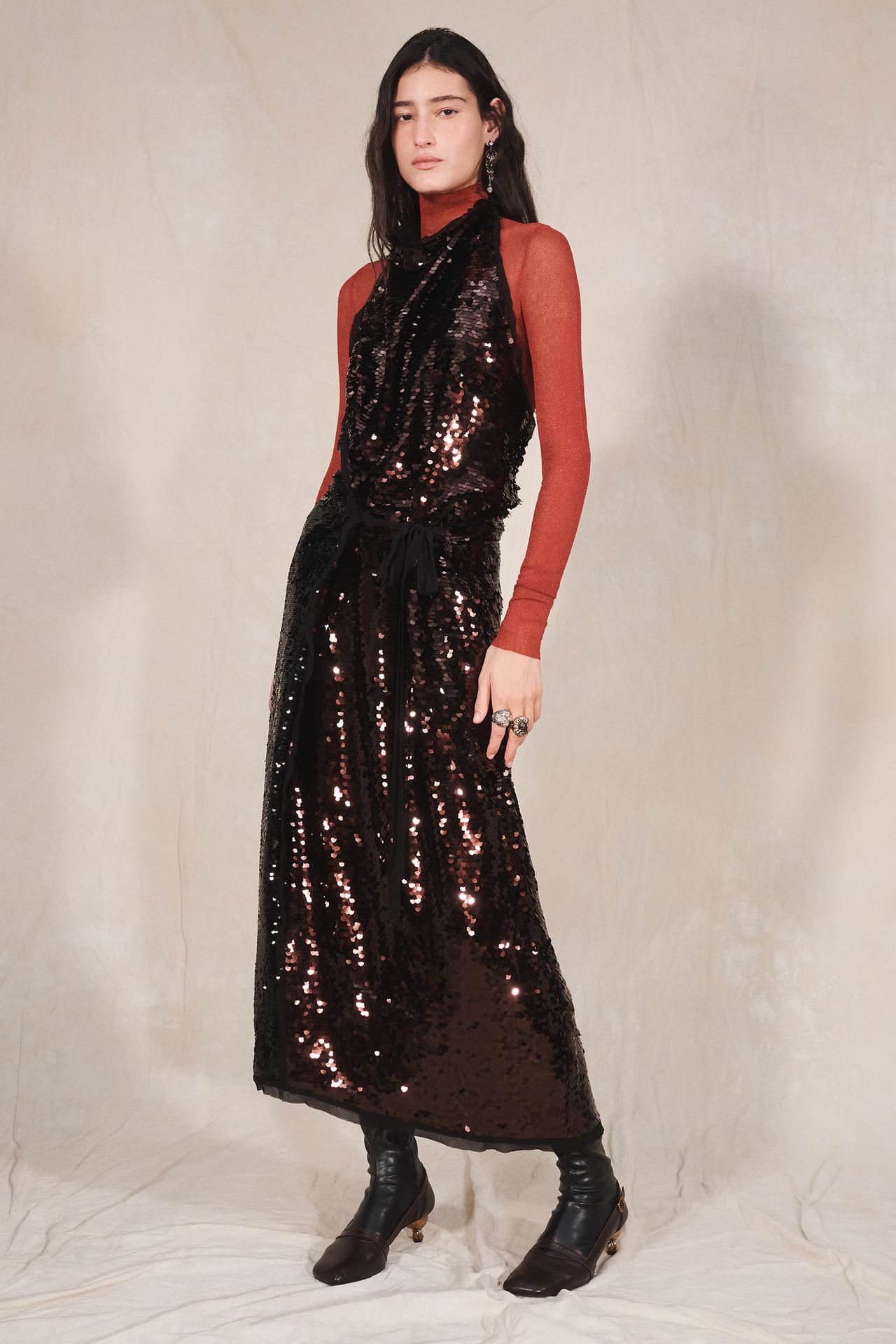 LIMITED EDITION METALLIC THREAD TOP