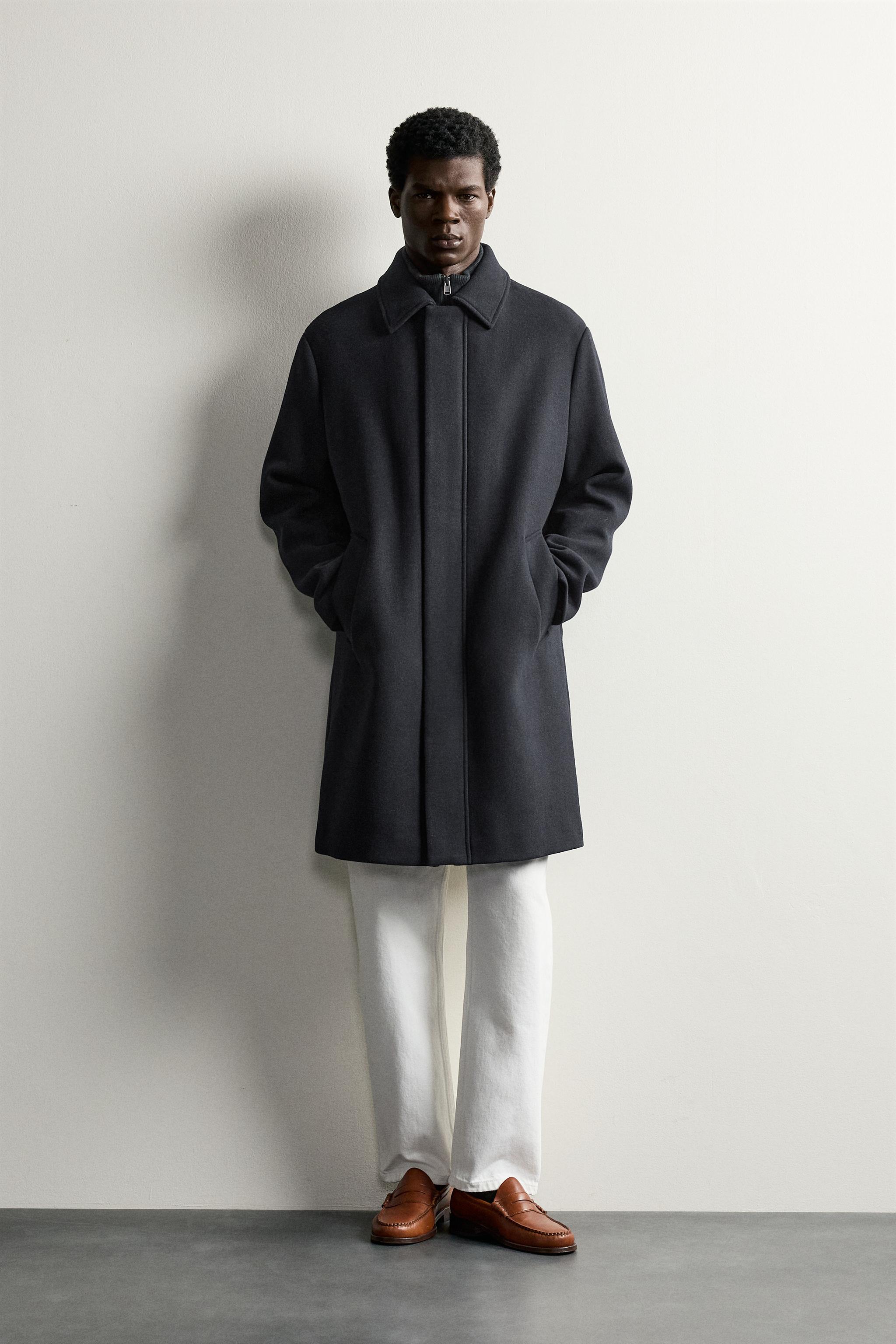 MANTEAU REGULAR FIT À COL AMOVIBLE