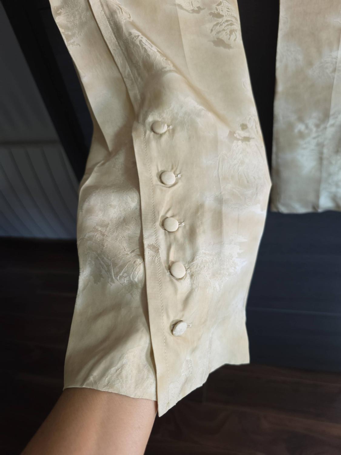 JACQUARD BUTTON TROUSERS ZW COLLECTION LIMITED EDITION - Image 4