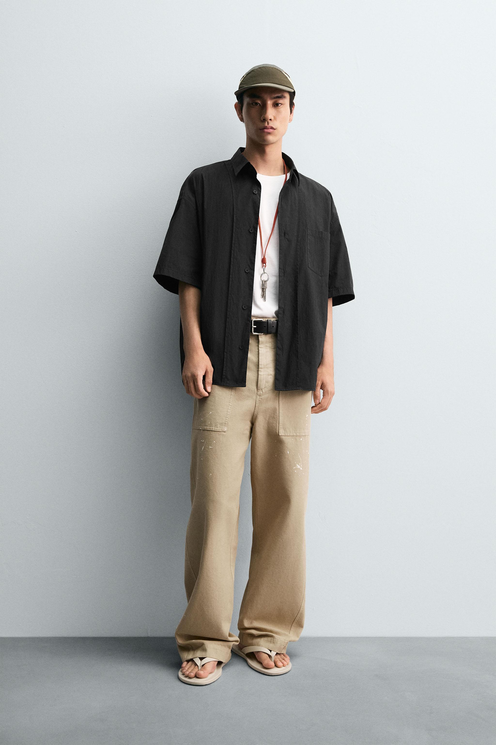 【ZARA】フルイドシャツ - LIMITED EDITION 4200/068/807 ZARA】フルイドシャツ - LIMITED EDITION 4200/068/807 (ZARA
