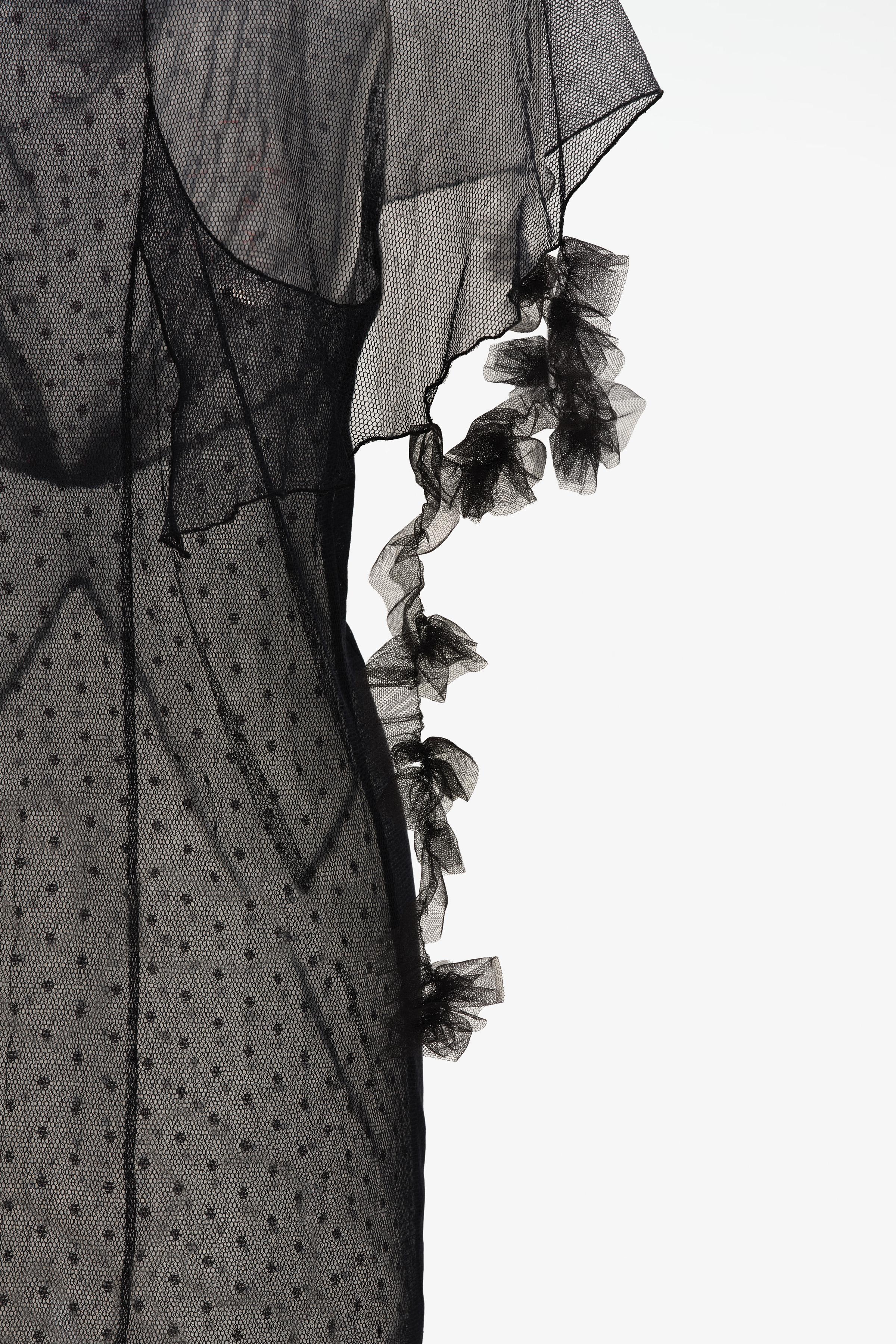 LIMITED EDITION DOTTED MESH TULLE DRESS