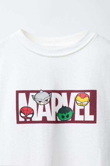 ENSEMBLE JOGGING T-SHIRT ET SHORT THE AVENGERS © MARVEL - Blanc / Rouge de Zara - Image 2