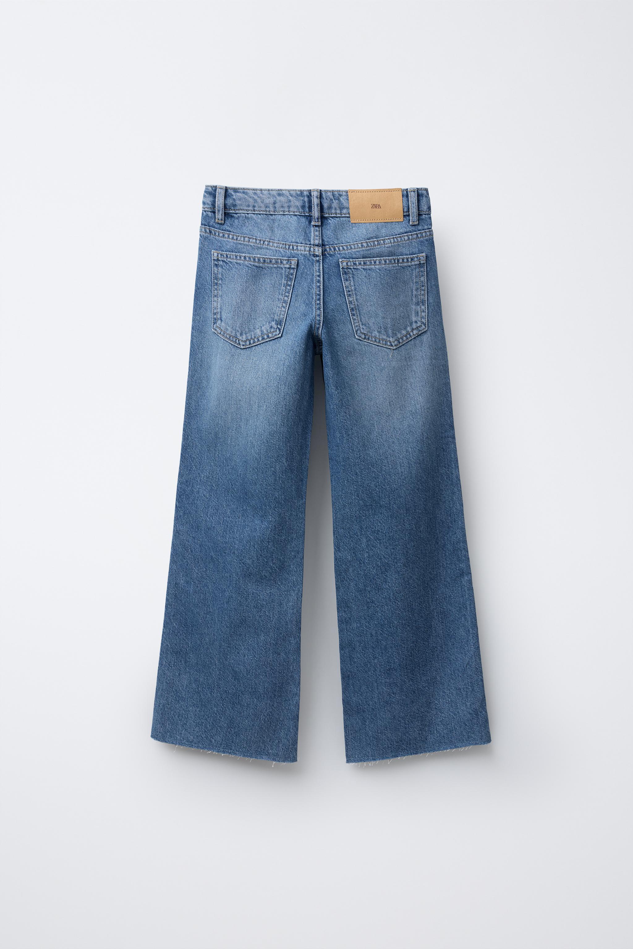 ☆ドイツ発*ZARA*新作*ブーツカットデニム/GREY-BLUE☆ ☆ドイツ発*ZARA*新作*ブーツカットデニム/GREY-BLUE☆ (ZARA