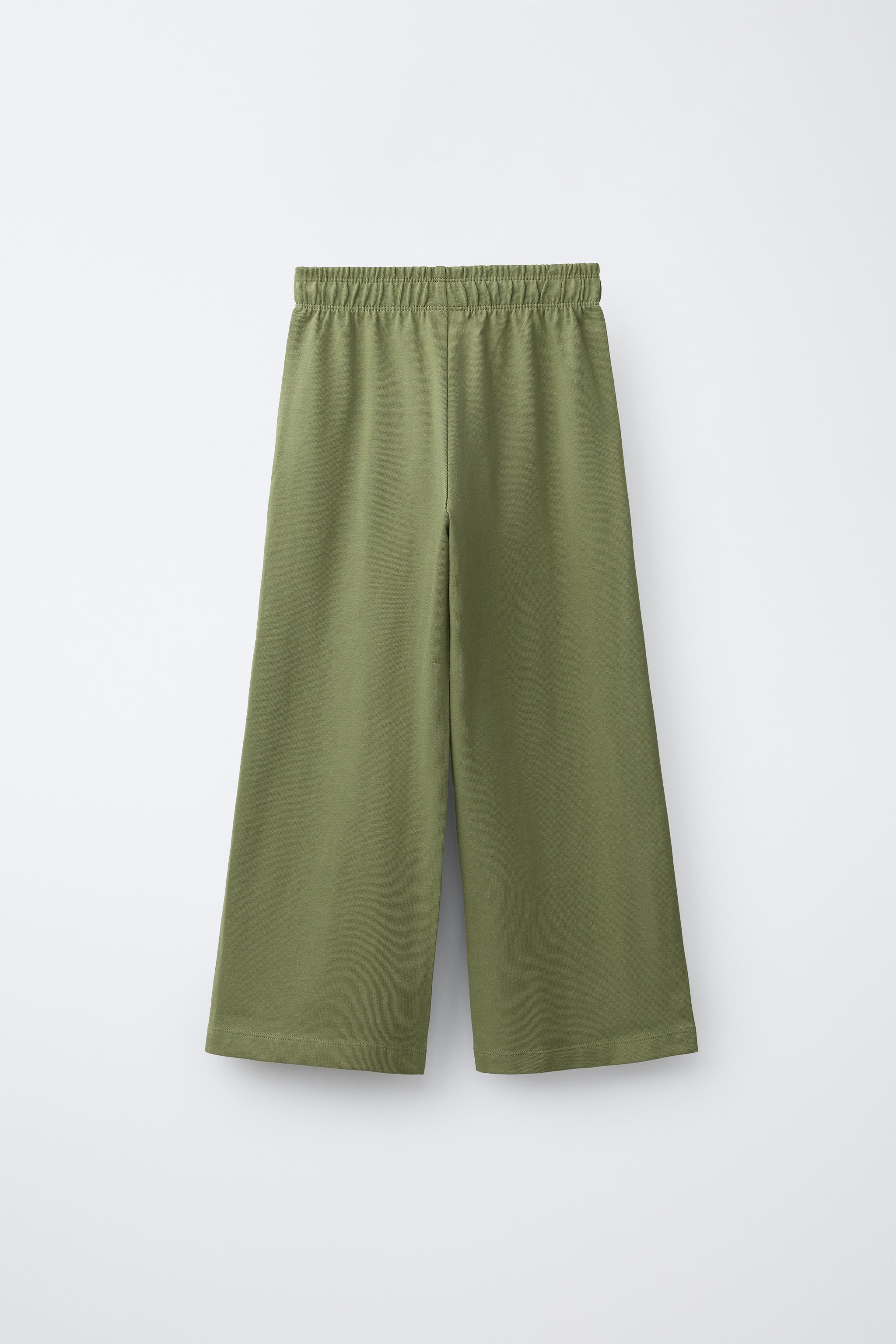 HEAVY JUMPER WIDE LEG PANTS