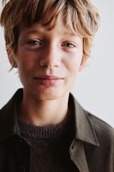 FLANELOVÁ VRCHNÁ KOŠEĽA S VRECKAMI - hnedá zn. Zara