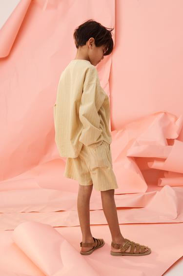 LIMITED EDITION STRIPED SHIRT - Vanilla by Zara - Image 2