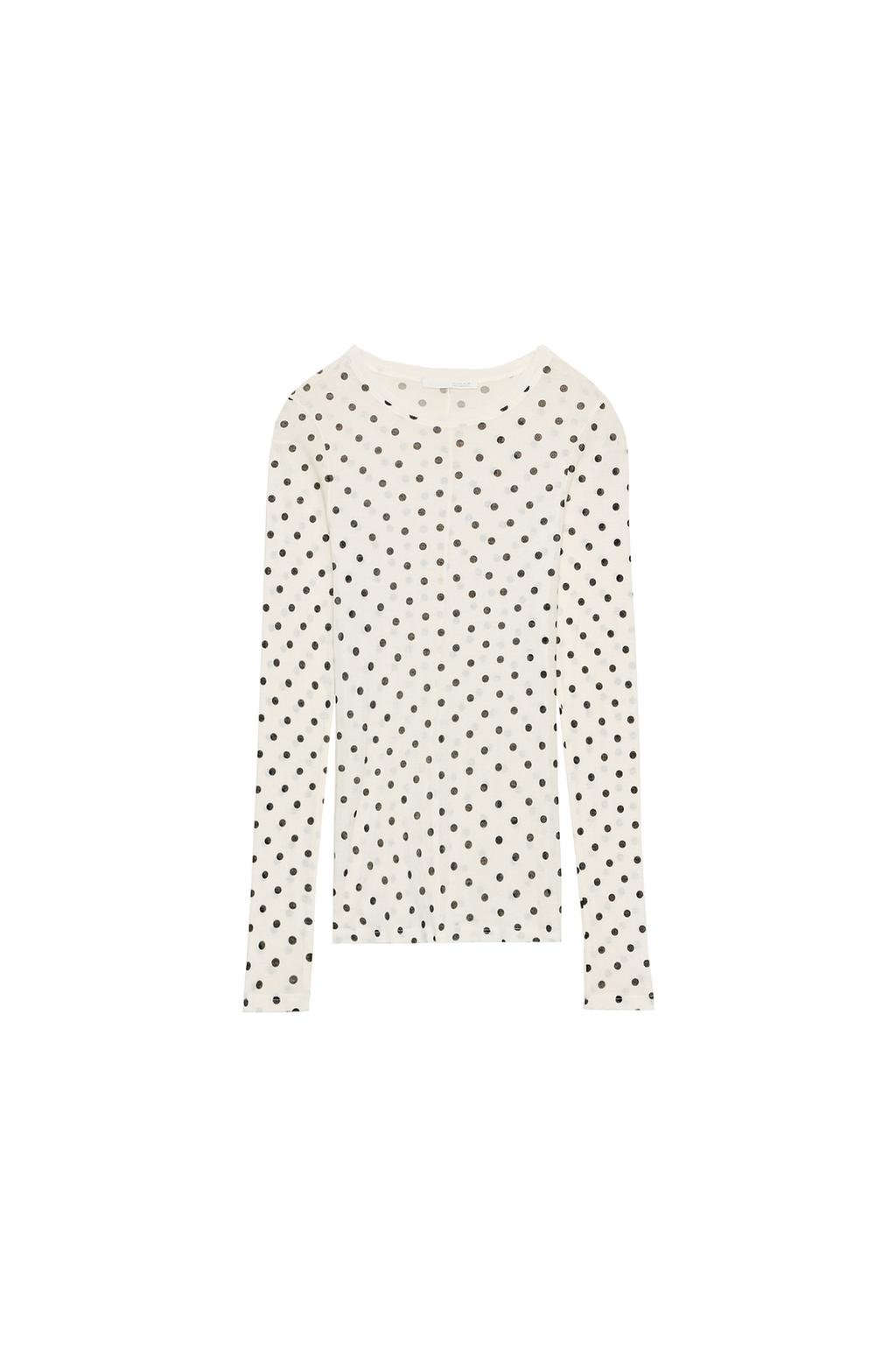 SUPIMA COTTON POLKA DOT T-SHIRT - image 3