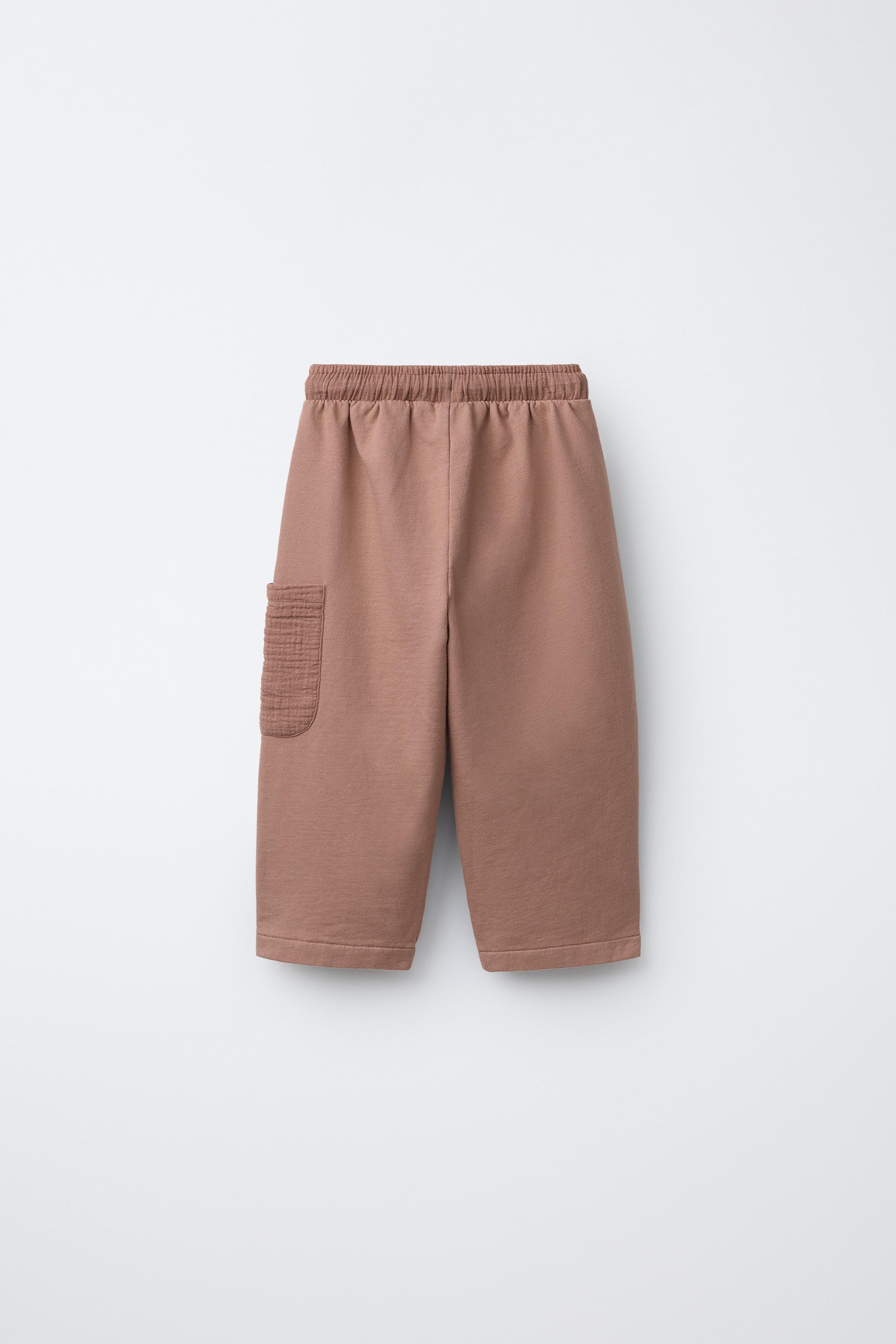 PANTALON TEXTURÉ EN MATIÈRES VARIÉES