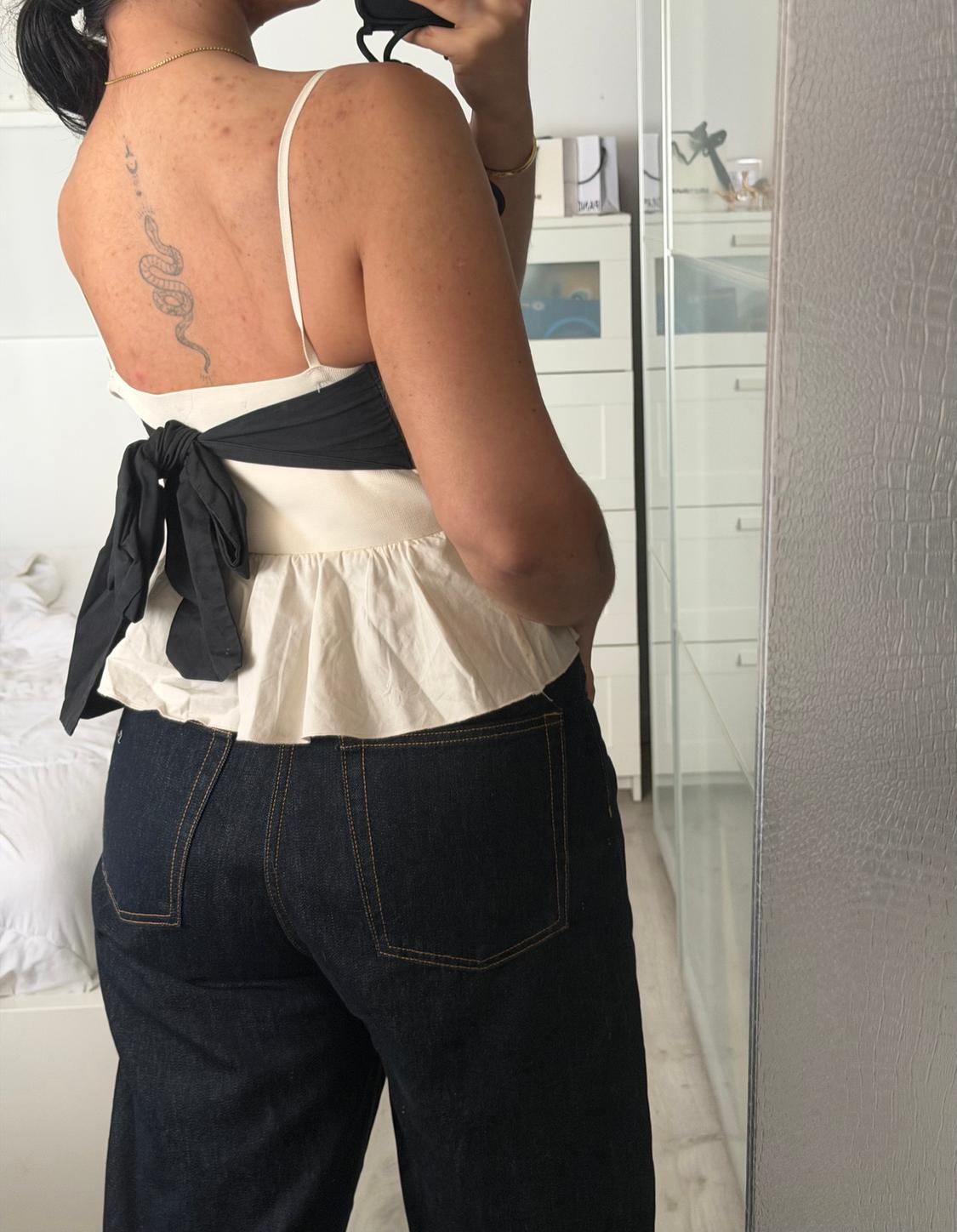 KNIT TOP WITH BOW - Image 2