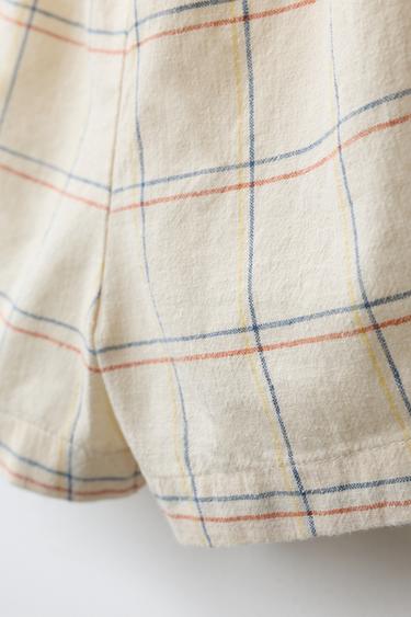 CHECK BERMUDA SHORTS - Butter by Zara - Image 3