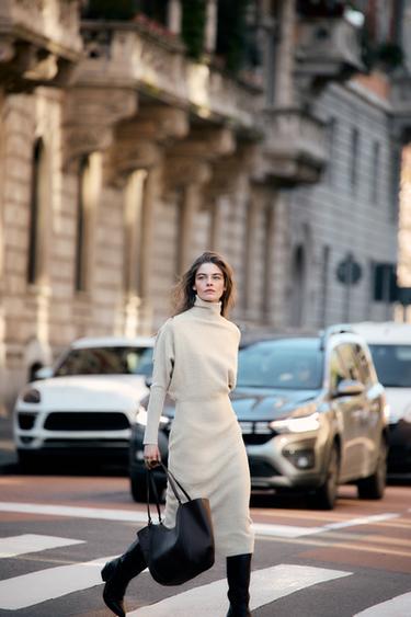 BOLSO MAXI SHOPPER - Marrón de Zara - Imagen 0