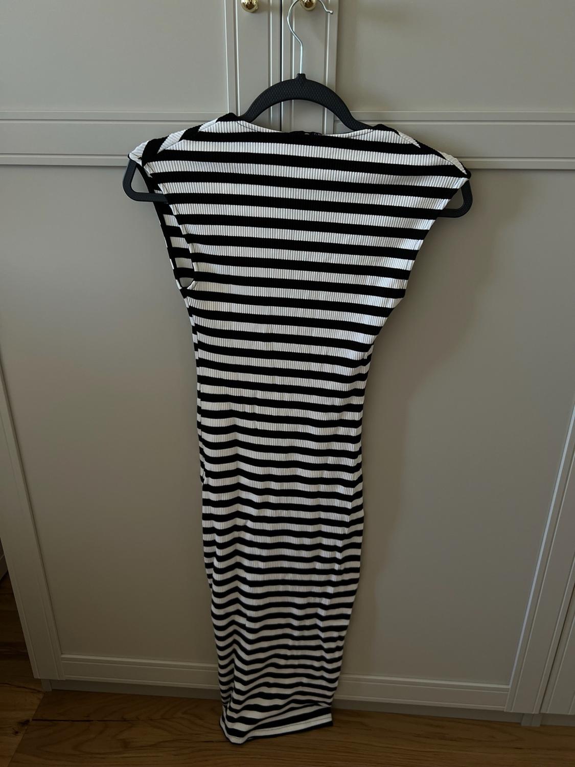 ASYMMETRIC NECKLINE DRESS - Image 2