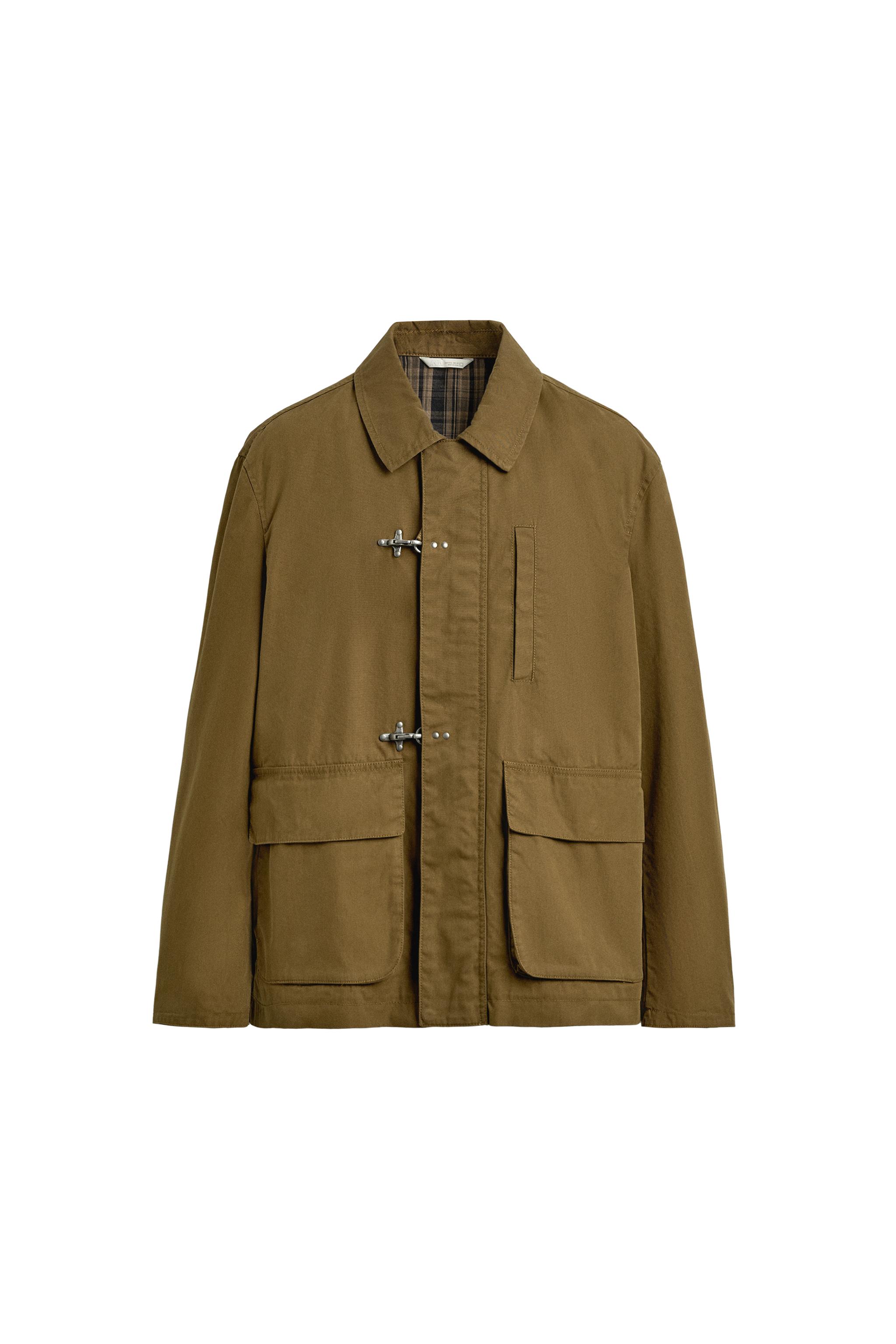 リラックスフィット メタルトグルボタンパーカ - ネイビーブルー