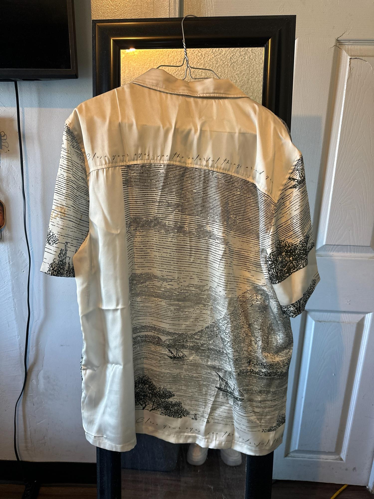 LANDSCAPE PRINT SHIRT SECOND HAND | Zara Preowned