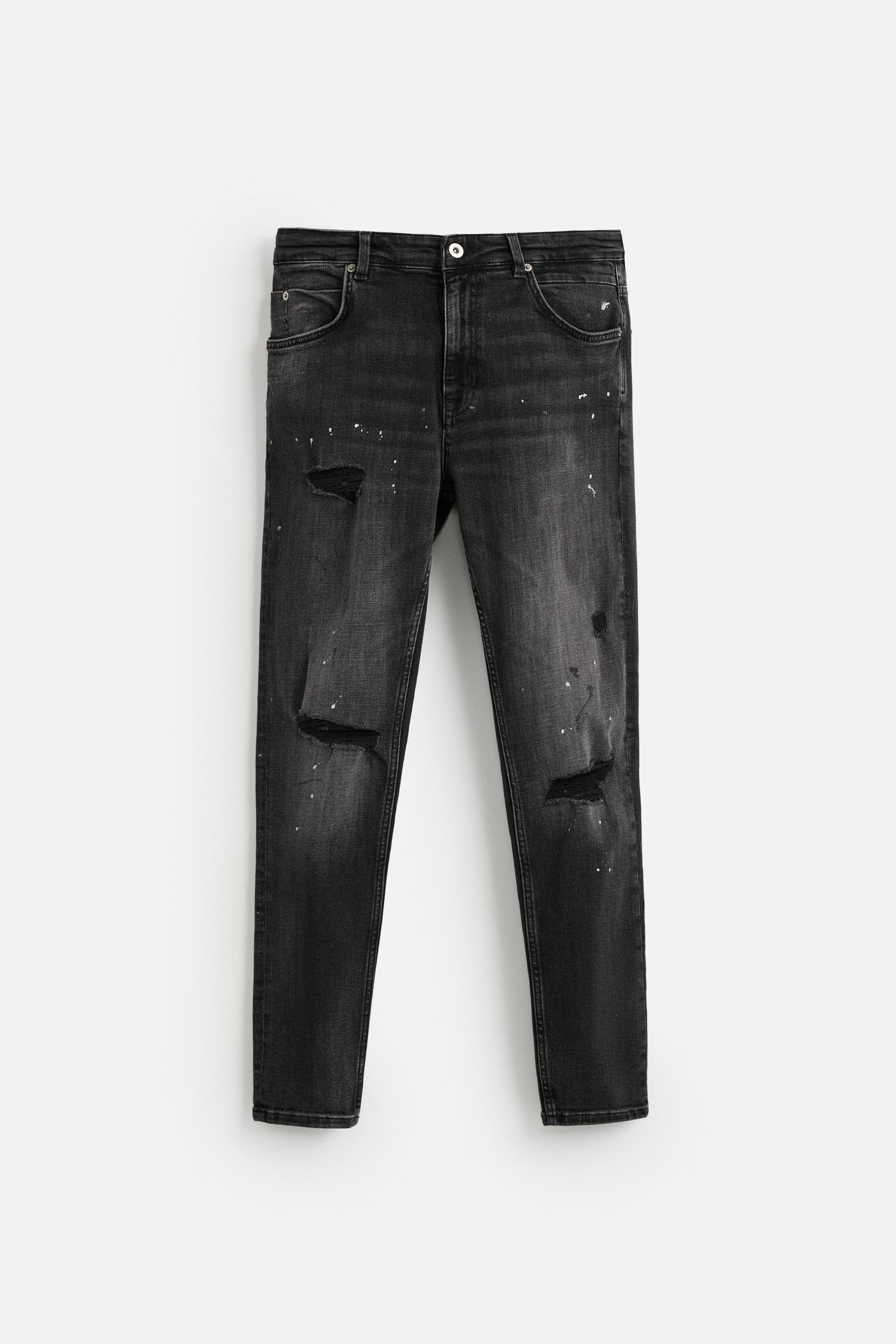 RIPPED SKINNY FIT JEANS