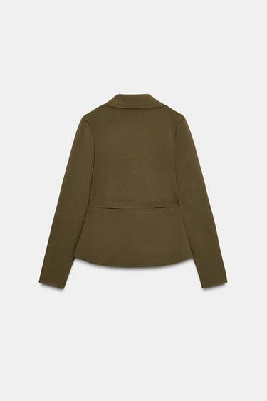 BELTED CARDIGAN - Khaki by Zara - Image 6