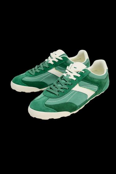 Zara RUNNING SNEAKERS - Green