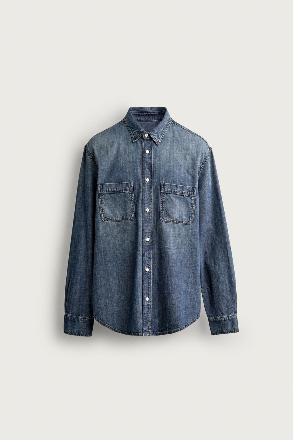 REGULAR FIT DENIM SHIRT
