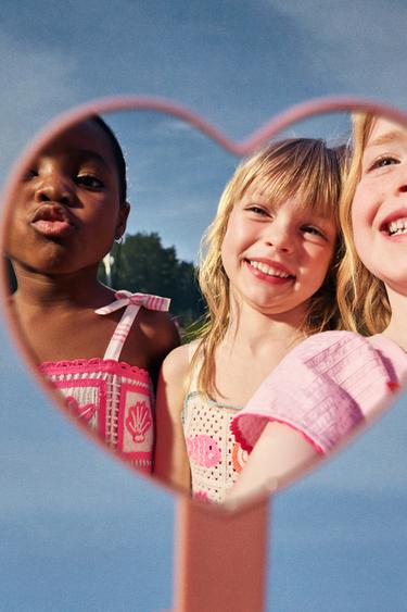 MONO LARGO BORDADO - Turquesa claro de Zara