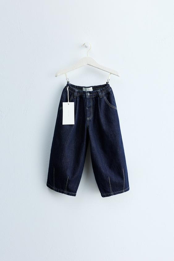 Zaras ZARA TIMELESS - RAKA JEANS MED KONTRAST - Indigo - Bild 0