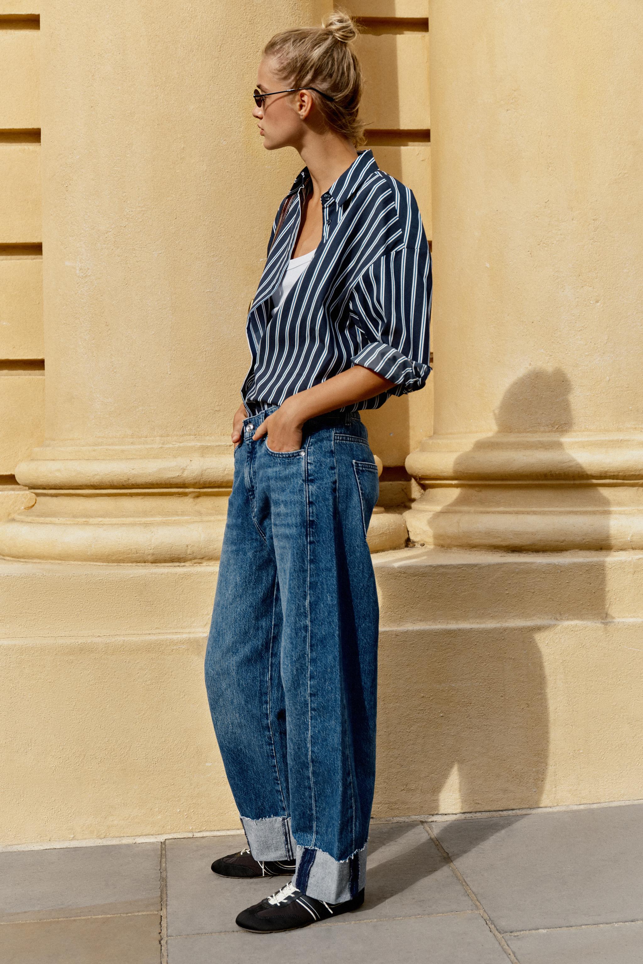 JEAN Z1975 BAGGY TAILLE NORMALE BAS À REVERS