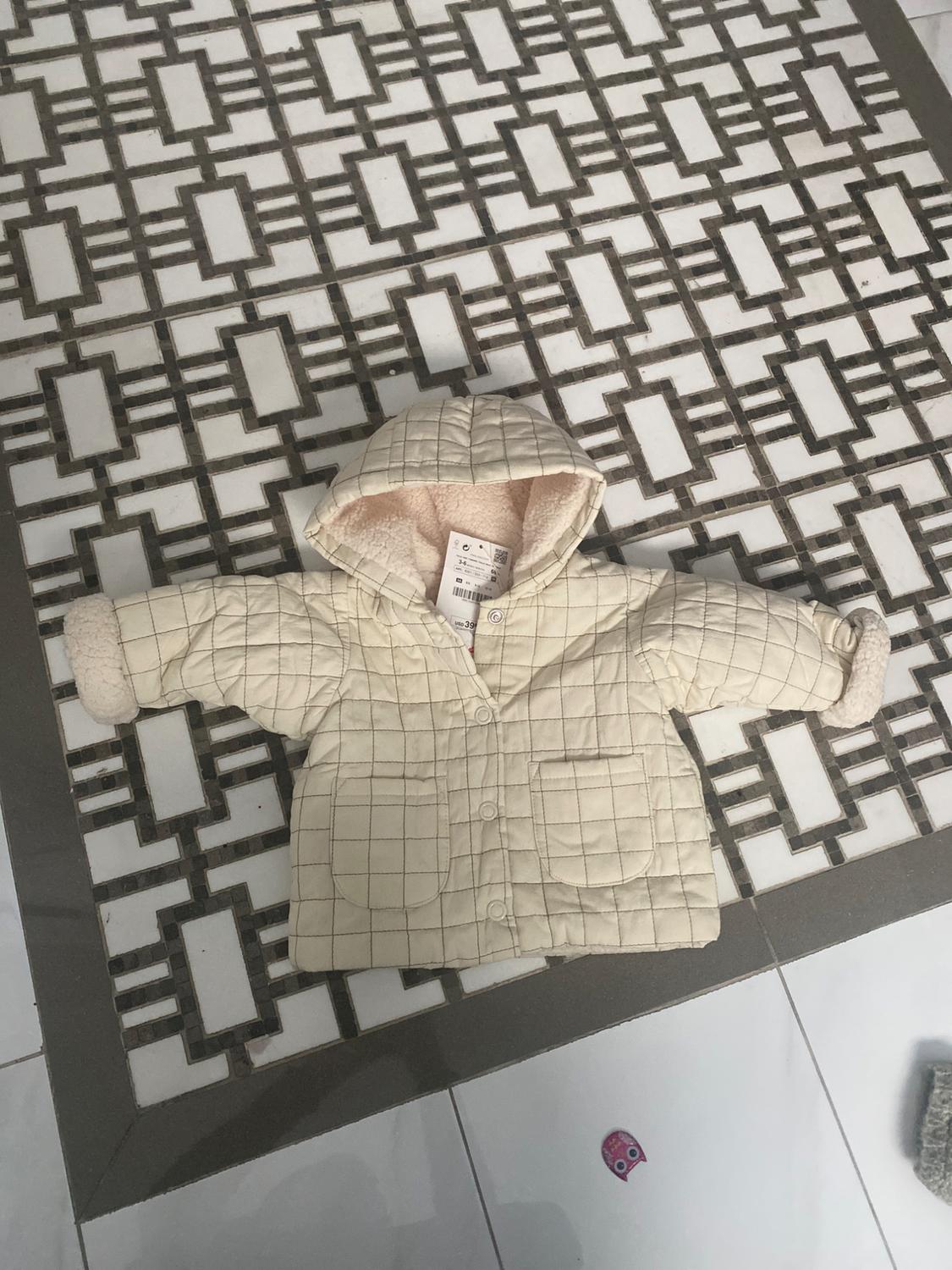FAUX SHEARLING QUILTED JACKET